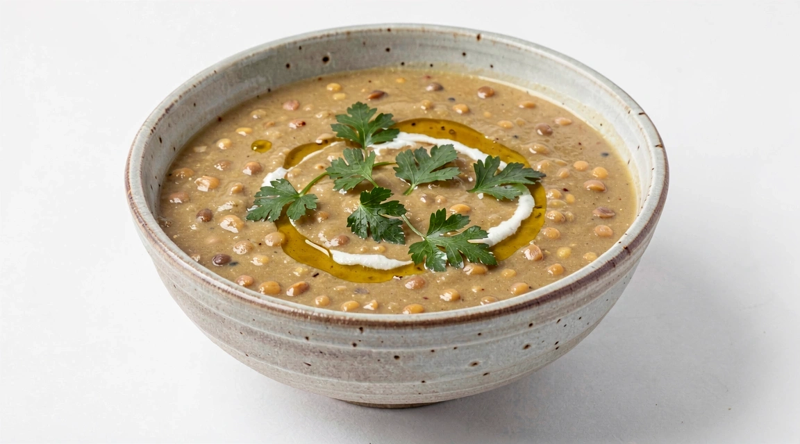 Crema de lentejas rojas